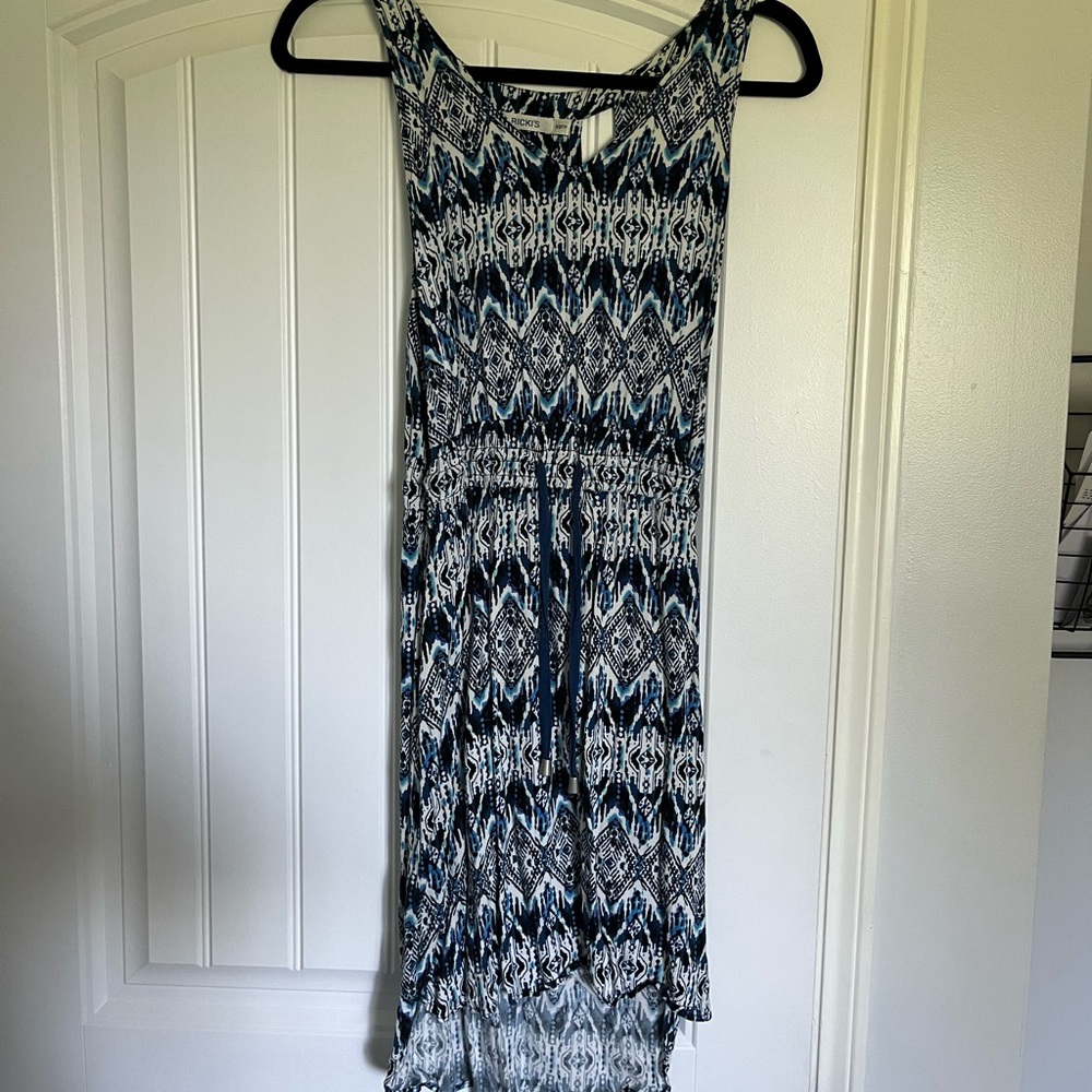 Blue dress